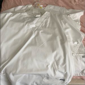 White scrubs